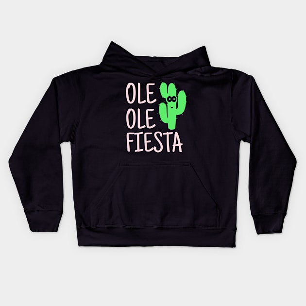 Ole Ole Fiesta Kids Hoodie by crazytshirtstore